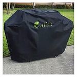 Calish Premium Barbecue Cover, Waterproof Heavy Duty 600D Oxford Large BBQ Cover, Windproof, Anti-UV, Rip-Proof Gas Grill Cover for Weber, Brinkmann, Char Broil etc. 170x117x61cm (Black)