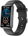 HUAKUA Orologio Contapassi da Polso Senza App Senza Bluetooth Semplice per Donna Uomo Bambini Anziani Fitness Tracker 1.47 Pollici Impermeabile IP68 Sportivo per Sonno KM Calorie Cronometro Sveglia