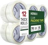 HERKKA Clear Packing Tape, 12 Rolls