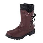 Womens Winter Boots, Trendy Booties Heels Fashion Bohemian Shoes Office Slippers Non Slip Sneakers Sunflower Boots Womens Dress Boots