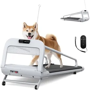 KWOJU Quiet Smart Dog Treadmill for Small & Medium Dogs, Pet Treadmill for Dogs up to 130lbs, Indoor Running Machine for Fitness, Compact & Durable Pacer Treadmill for Health and Exercise