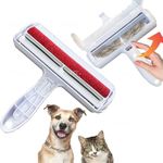 Pet Hair Remover Roller, Cat Hair Remover Reusable Self - Cleaning Brush for Lint,Self - Clean Pet Fur from Carpet