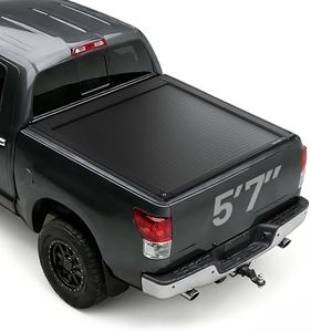 WOLFBOX Power Retractable Tonneau Cover for 2007-2021 Toyota Tundra(Exclude 2021 Trail Edition). Fits 5.7 FT Bed. Electric Aluminum Truck Bed Cover with Remote Control & App, Weatherproof & Anti-Theft