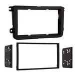 Metra 95-9011B Double DIN Mount Kit for 2005-Up Volkswagen Vehicles, (Matte Black) (95-9011B)