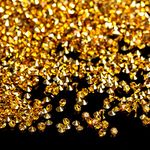 FUTUREPLUSX Gold Fake Diamonds, 28000PCS Gold Acrylic Diamonds Crystals Gems Rhinestones 3mm for Vase Fillers Table Scatters Confetti Wedding