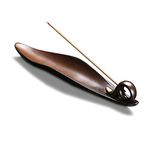 9" Length Incense Stick Holder with 3 Holes, Ceramic Incense Ash Cather for Counters, Meditation Room, Yoga, Home, Office