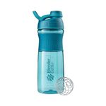 BlenderBottle SportMixer Twist Cap Tritan Grip Shaker Bottle, 28-Ounce, Teal