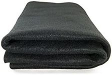 HIGH TEMP FELT WELDING BLANKET: 6' X 4', BLACK