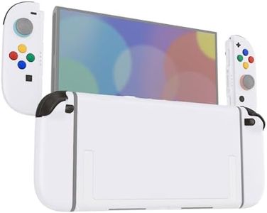 eXtremeRate DIY Replacement Shell Buttons for Nintendo Switch 2, Custom Full Set Rear Back Plate Controller Housing with Buttons for Switch 2 Handheld Console & Joycon 2 - Deluxe Version - White