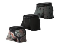 Pair of Thieves Super Fit Men’s Trunks, 3 Pack Underwear, AMZ Exclusive, Gray/Black Mixed Design, X-Large