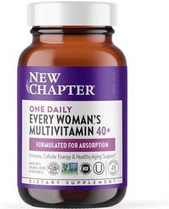 New Chapter Women's Multivitamin, Every Woman's One Daily 40+, Fermented with Probiotics + Vitamin D3 + B Vitamins + Organic Non-GMO Ingredients - 48 ct (Packaging May Vary)