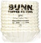 Bunn 20115.0000 1000 Count 12 Cup Commercial Coffee Brewer Filters, White (1000)