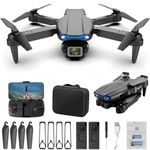 KVONINZY dRoNe wItH hD DuAl cAmErA BrUsHlEsS MoToR, oNe cLiCk tAkEoFf/lAnDiNg FlIp rOlLiNg gEsTuRe cOnTrOl wI-Fi cAmErA ReMoTe cOnTrOl -X DrOnE (E99)