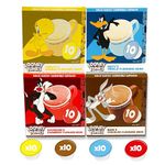 cafféluxe Flavoured Milk Drink Dolce Gusto Compatible Pods - Looney Tunes Warm Milk Drink or Milkshake - 40 Capsules Variety Pack (Strawberry, Vanilla, Chocolate & Banana), 1.0 count