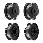 4 Pieces Strimmer Wire Replacement Spool and Line Compatible with Bosch ART 23 SL ART 26 SL, EasyGrassCut 18, 23, 26, 18-230,18-260, Grass Trimmer F016800569 F016800385