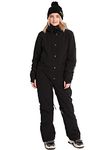 Bluemagic Womens Snowsuit One Pieces Ski Suits Jumpsuits Colorful Coveralls Snowboard Winter Outdoor (M,Black 2020)