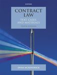 Contract Law: Text, Cases, and Materials