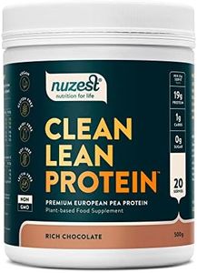 Nuzest - Pea Protein Powder - Clean Lean Protein - Rich Chocolate - Vegan Protein Shake - Plant-Based Low Calorie & Low Carb - Lactose Free - Gluten Free - Dairy Free - 500g (20 Servings)