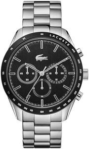 Lacoste Montre Chronographe à Quartz pour homme avec Bracelet en Acier Inoxydable argenté - 2011079