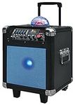 QFX PBX507100BL Portable Battery Powered Bluetooth Mini Party Speaker, Blue