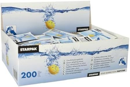 200 Stk. Erfrischungstücher Citrustücher feucht einzeln verpackt 14x14cm im Displaykarton