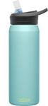 CamelBak Eddy+ Water Bottle with Straw 25oz - Insulated Stainless Steel, River Breeze