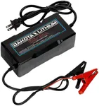 Dakota Lithium - 12V 10 Amp LiFePO4 Deep Cycle Battery Charger - Optimal for Quickly Charging Larger Batteries, Works with all 12V Dakota Lithium Batteries, Smart BMS Communication - 1 Pack