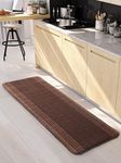 Saral Home Power Soft PP Yarn Durable & Washable Multipurpose Runner for Home/Kitchen/Living Area/Lobby/Office Entrance with Anti Skid Backing (Brown, 40 Cm X 120 Cm)