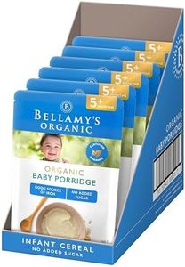 Bellamy's Organic Baby Porridge 125g, Baby Food, 5m+, Bulk (6 x 125g)