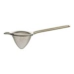 Barfly Fine Mesh Conical Strainer, Stainless Steel, 26.35 x 8.89 x 6.35 cm