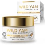 Wild Yam Cream, Wild Yam Cream Organic for Skincare, Wild Yam Cream Hormone Balancing for Women, Wild Yam Cream for Menopause for All Skin Types, 1.7oz