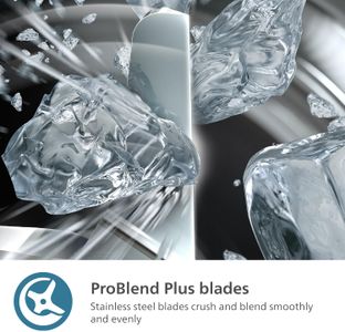 Philips 5000 Blender 1200W – Black High-Power Kitchen Mixer