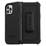 OtterBox Defender Case for iPhone 12 / iPhone 12 Pro, Shockproof, Drop Proof, Ultra-Rugged, Protective Case, 4x Tested to Military Standard, Black, No Retail Packaging