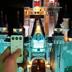 14pcs 1x1 LED Dot Lighting Kit (USB Powered Brick 6 Colors LED) 7 Modes Remote Control Building Block Compatible with Lego Bricks 4073