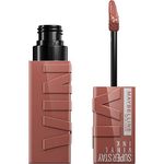 Maybelline Super Stay Vinyl Ink Longwear No-Budge Liquid Lipcolor, Highly Pigmented Color and Instant Shine, Punchy, Red Brown, 4.2ml, 1 Count