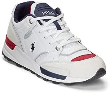 Polo Ralph Lauren Trackster 200, Grey/Navy/White/Red, 7