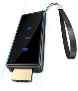 Miracast Wireless Hdmi Dongle Adapte, Tragbares 2.4/5G Hdmi Bluetooth Adapter Dongle mit für Streaming von Video/Audio/Dateien Übertragung von Android-Smartphone auf HDTV.