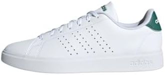 adidas Sportswear Advantage 2.0 Men's Lifestyle Shoes, Cloud White/Core Black/Collegiate Green, US 10