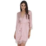 EZLOOT Women Sexy Hot Two-Piece Long Home wear Nightgowns Babydoll (Baby Pink, 1)