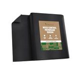 GardenGloss® 10m2 Weed Control Membrane (50gsm) - Water Permeable and Tearproof Weed Barrier Fabric - Weed Control Fabric with High UV-Stabilisation (5m x 2m, folded)