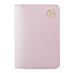 Passport Holder Cover, Lychii PU Leather Travel Wallet Case Organiser for Passport, Business Cards, Credit Cards, Boarding Passes (Pink Wallet)