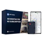 GPS Tracker for Vehicles No Monthly Fee No Subscription, 4G SIM Card and Data Included, Trip History, GeoFence, Driving Alerts, Long Battery Life