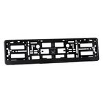 TAPORT 1x Car Registration License Number Plate Surround Holder Frame ALL STYLES (BLACK)