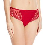 Simone Perele Women's Wish Bikini Underwear, Ruby, Small