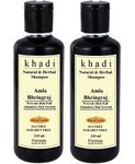 PreVeda Khadi Amla Bhringraj Shampoo Herbal & Natural Best Hair Fall Organic Shampoo Sls & Paraben Free 420 Ml