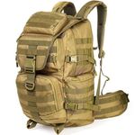 Cididu 50L Tactical Backpack, Military Backpack Large Survival Backpack, Waterproof 3 Day Assault Pack Heavy Duty Outdoor Bug Out Bag Backpack for Sports, Travel, Hiking, Adventure, Camping, Trekking,