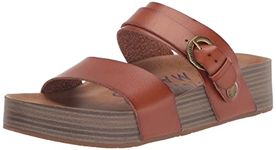 Blowfish Malibu Women's Marge Platform Sandal, Wood Dyecut, 9