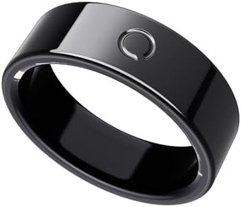 opove O Ring Smart Ring for Women Men, Sleep & Fitness Tracker, Black-7