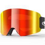 Findway Ski Goggles, OTG Skiing Snowboard Goggles for Men Women Youth, 100% UV Protection Anti Fog Windproof Snow Goggles Ski Glasses Outdoor Sports for Skiing Skating Snowmobiles