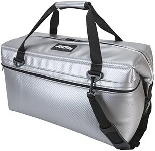 AO refroidisseurs Carbone Doux Cooler avec Isolation Haute densité, 12-Can au 48-Can, Mixte, Silver